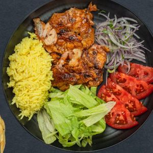  Донер гриль порционный  с рисом и курицей