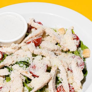 Caesar salad with chicken