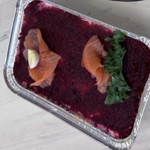 Салат форель под-шубой, 1кг (ПРЕДЗАКАЗ)